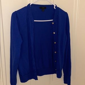 J. Crew royal blue cardigan